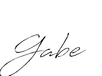 Use a signature maker to create a handwritten signature online. With this signature software, you can design (Antro_Vectra) your own signature for name Gabe. Gabe signature style 6 images and pictures png