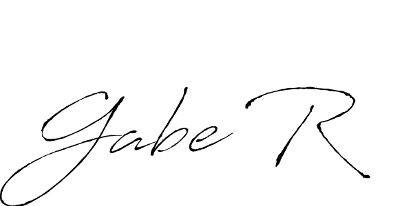 Use a signature maker to create a handwritten signature online. With this signature software, you can design (Antro_Vectra) your own signature for name Gabe R. Gabe R signature style 6 images and pictures png