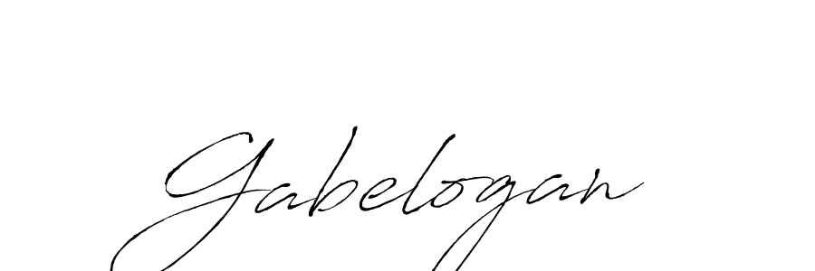 Design your own signature with our free online signature maker. With this signature software, you can create a handwritten (Antro_Vectra) signature for name Gabelogan. Gabelogan signature style 6 images and pictures png