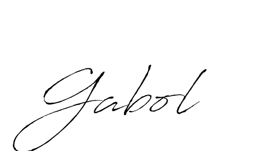 Make a beautiful signature design for name Gabol. With this signature (Antro_Vectra) style, you can create a handwritten signature for free. Gabol signature style 6 images and pictures png