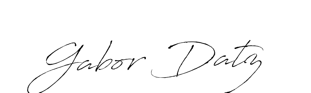 if you are searching for the best signature style for your name Gabor Datz. so please give up your signature search. here we have designed multiple signature styles  using Antro_Vectra. Gabor Datz signature style 6 images and pictures png