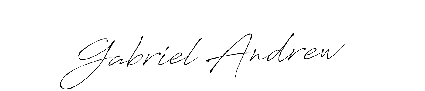 It looks lik you need a new signature style for name Gabriel Andrew. Design unique handwritten (Antro_Vectra) signature with our free signature maker in just a few clicks. Gabriel Andrew signature style 6 images and pictures png