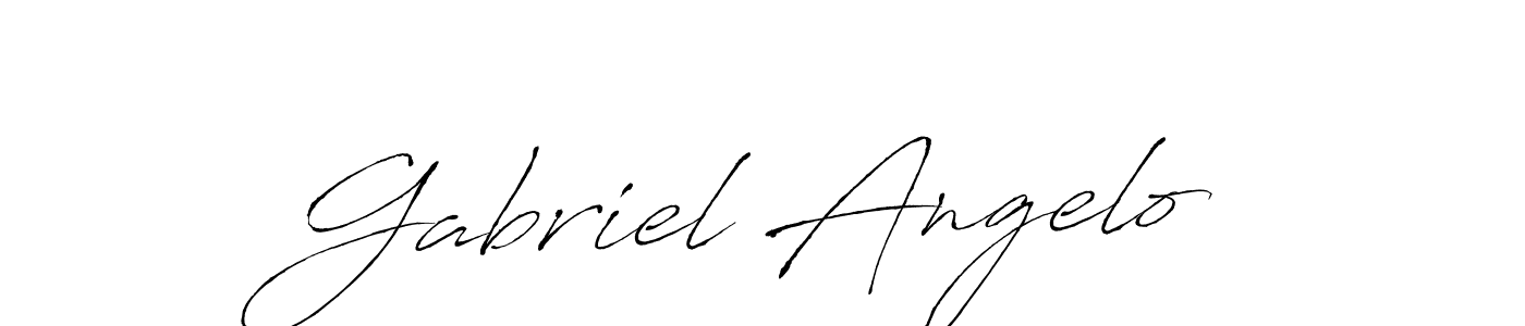 This is the best signature style for the Gabriel Angelo name. Also you like these signature font (Antro_Vectra). Mix name signature. Gabriel Angelo signature style 6 images and pictures png