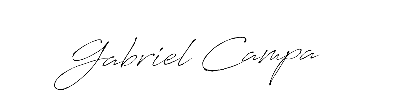 How to Draw Gabriel Campa signature style? Antro_Vectra is a latest design signature styles for name Gabriel Campa. Gabriel Campa signature style 6 images and pictures png