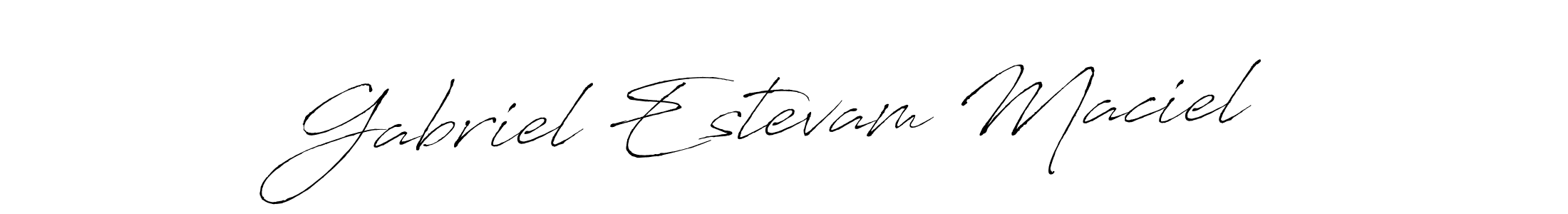 Similarly Antro_Vectra is the best handwritten signature design. Signature creator online .You can use it as an online autograph creator for name Gabriel Estevam Maciel. Gabriel Estevam Maciel signature style 6 images and pictures png