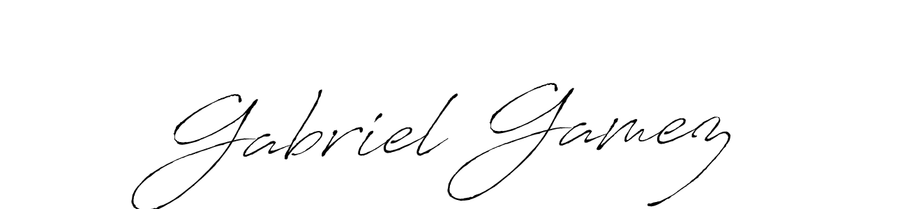 How to make Gabriel Gamez signature? Antro_Vectra is a professional autograph style. Create handwritten signature for Gabriel Gamez name. Gabriel Gamez signature style 6 images and pictures png