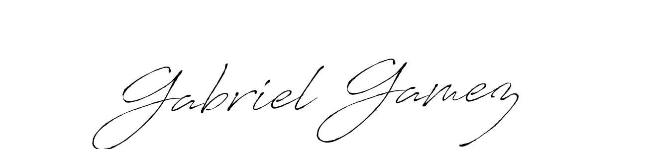 How to make Gabriel Gamez signature? Antro_Vectra is a professional autograph style. Create handwritten signature for Gabriel Gamez name. Gabriel Gamez signature style 6 images and pictures png