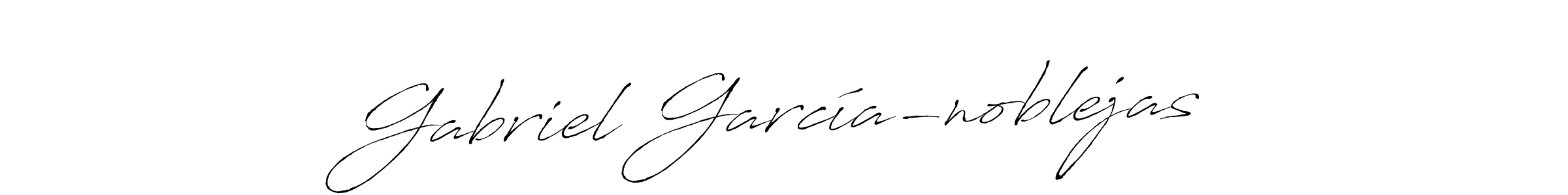 Gabriel García-noblejas stylish signature style. Best Handwritten Sign (Antro_Vectra) for my name. Handwritten Signature Collection Ideas for my name Gabriel García-noblejas. Gabriel García-noblejas signature style 6 images and pictures png
