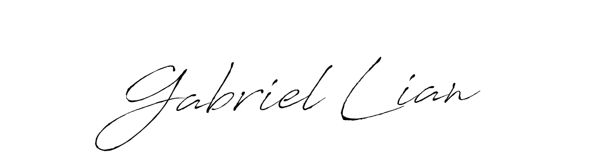 Also we have Gabriel Lian name is the best signature style. Create professional handwritten signature collection using Antro_Vectra autograph style. Gabriel Lian signature style 6 images and pictures png