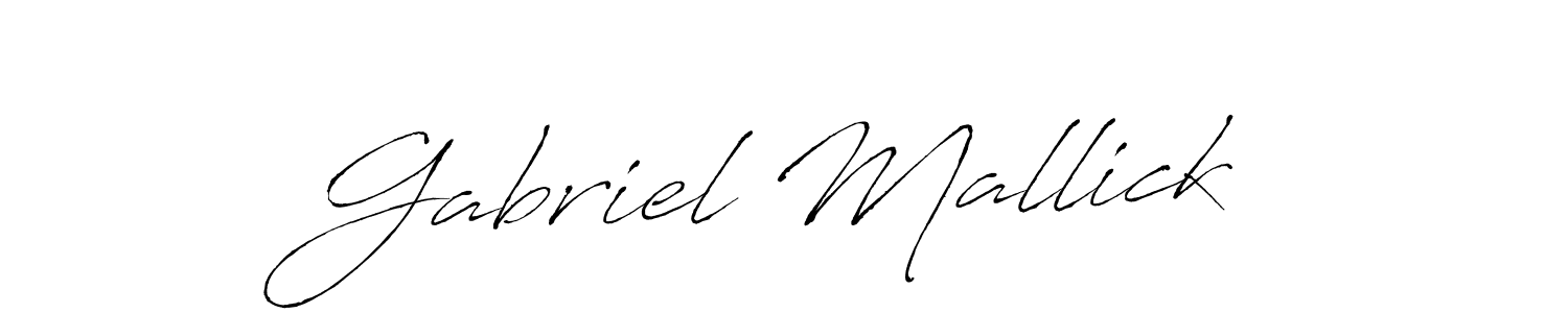 Antro_Vectra is a professional signature style that is perfect for those who want to add a touch of class to their signature. It is also a great choice for those who want to make their signature more unique. Get Gabriel Mallick name to fancy signature for free. Gabriel Mallick signature style 6 images and pictures png