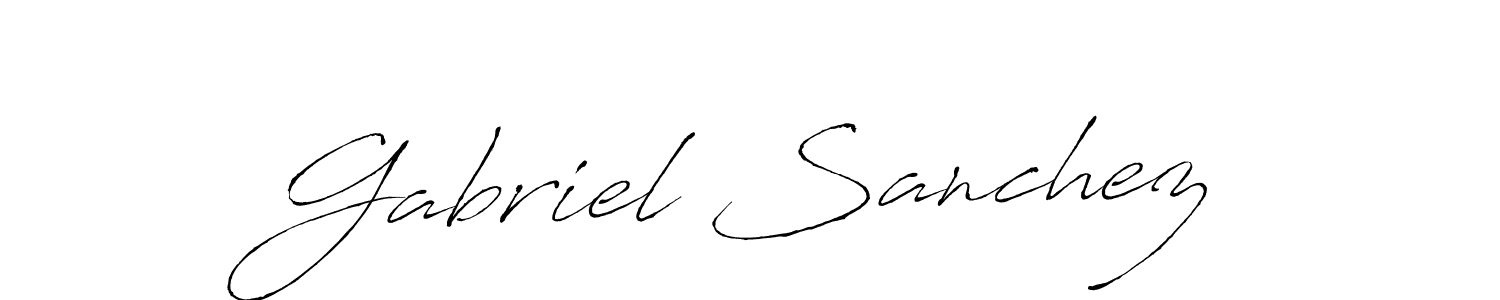 Make a beautiful signature design for name Gabriel Sanchez. Use this online signature maker to create a handwritten signature for free. Gabriel Sanchez signature style 6 images and pictures png