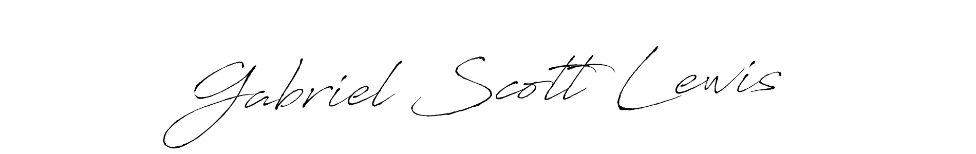 Also You can easily find your signature by using the search form. We will create Gabriel Scott Lewis name handwritten signature images for you free of cost using Antro_Vectra sign style. Gabriel Scott Lewis signature style 6 images and pictures png