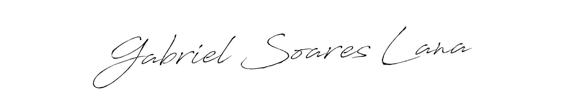 Make a beautiful signature design for name Gabriel Soares Lana. With this signature (Antro_Vectra) style, you can create a handwritten signature for free. Gabriel Soares Lana signature style 6 images and pictures png