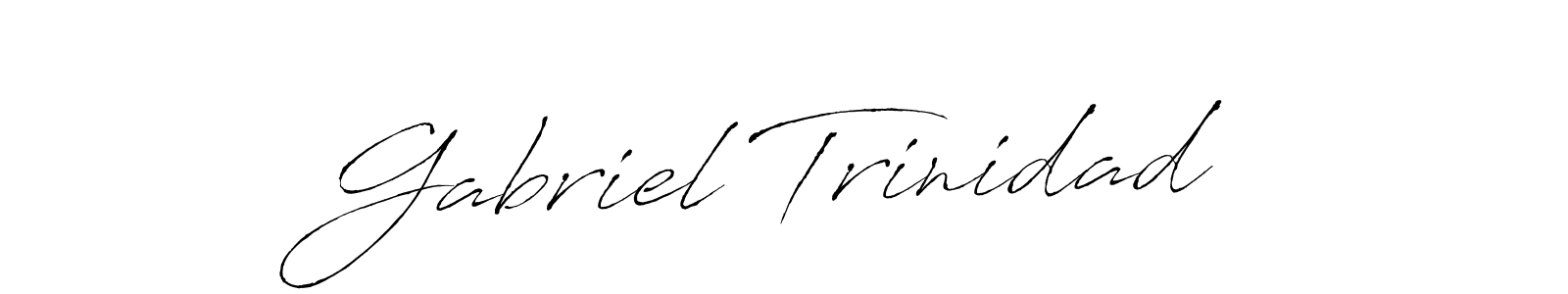 Gabriel Trinidad stylish signature style. Best Handwritten Sign (Antro_Vectra) for my name. Handwritten Signature Collection Ideas for my name Gabriel Trinidad. Gabriel Trinidad signature style 6 images and pictures png