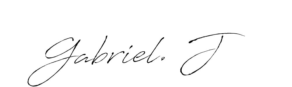 You should practise on your own different ways (Antro_Vectra) to write your name (Gabriel. J) in signature. don't let someone else do it for you. Gabriel. J signature style 6 images and pictures png