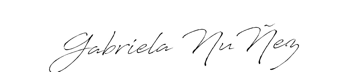 Once you've used our free online signature maker to create your best signature Antro_Vectra style, it's time to enjoy all of the benefits that Gabriela NuÑez name signing documents. Gabriela NuÑez signature style 6 images and pictures png