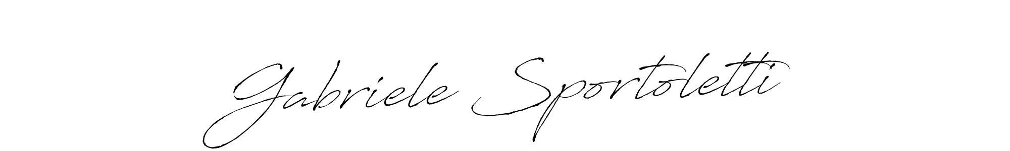 The best way (Antro_Vectra) to make a short signature is to pick only two or three words in your name. The name Gabriele Sportoletti include a total of six letters. For converting this name. Gabriele Sportoletti signature style 6 images and pictures png