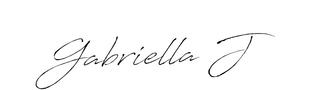 Similarly Antro_Vectra is the best handwritten signature design. Signature creator online .You can use it as an online autograph creator for name Gabriella J. Gabriella J signature style 6 images and pictures png