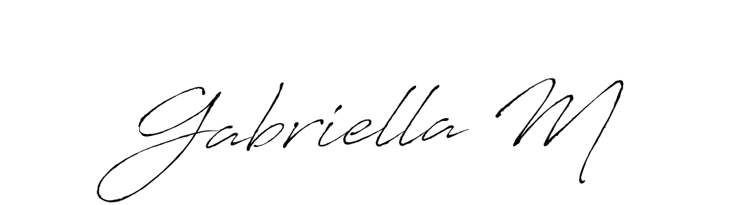 Once you've used our free online signature maker to create your best signature Antro_Vectra style, it's time to enjoy all of the benefits that Gabriella M name signing documents. Gabriella M signature style 6 images and pictures png