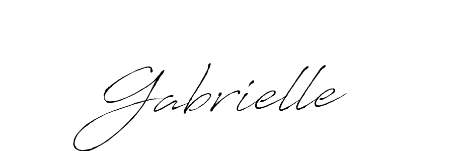 Antro_Vectra is a professional signature style that is perfect for those who want to add a touch of class to their signature. It is also a great choice for those who want to make their signature more unique. Get Gabrielle name to fancy signature for free. Gabrielle signature style 6 images and pictures png