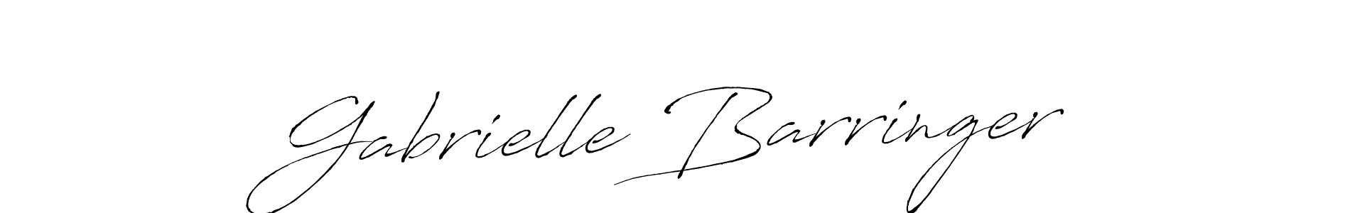 Design your own signature with our free online signature maker. With this signature software, you can create a handwritten (Antro_Vectra) signature for name Gabrielle Barringer. Gabrielle Barringer signature style 6 images and pictures png