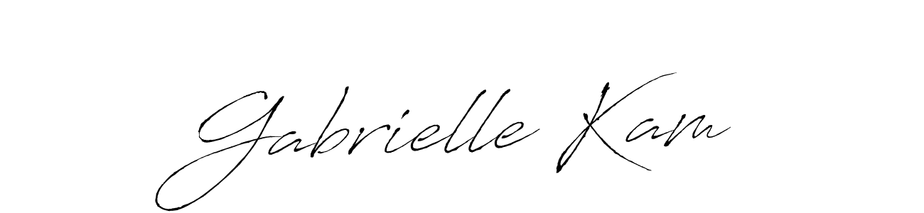 How to Draw Gabrielle Kam signature style? Antro_Vectra is a latest design signature styles for name Gabrielle Kam. Gabrielle Kam signature style 6 images and pictures png