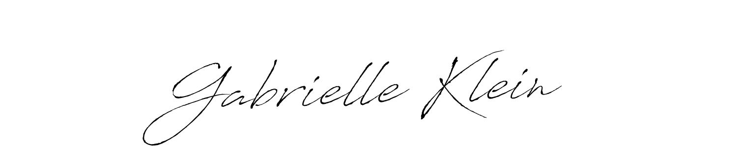 The best way (Antro_Vectra) to make a short signature is to pick only two or three words in your name. The name Gabrielle Klein include a total of six letters. For converting this name. Gabrielle Klein signature style 6 images and pictures png