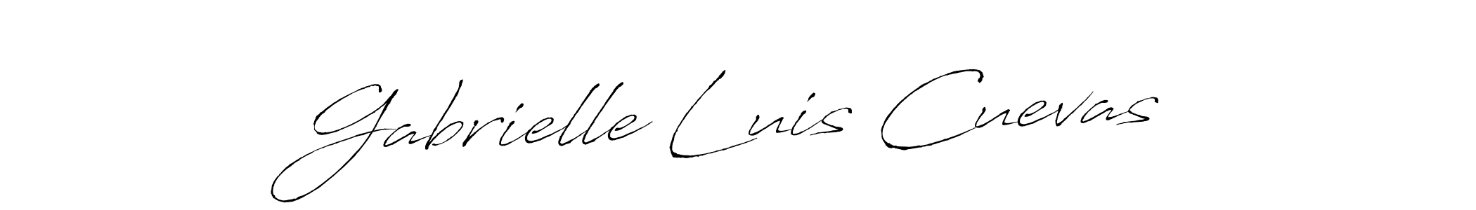 Make a beautiful signature design for name Gabrielle Luis Cuevas. Use this online signature maker to create a handwritten signature for free. Gabrielle Luis Cuevas signature style 6 images and pictures png