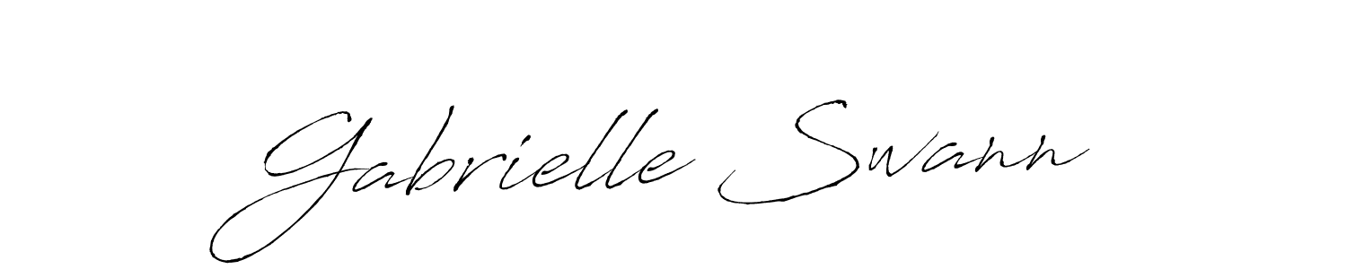 You can use this online signature creator to create a handwritten signature for the name Gabrielle Swann. This is the best online autograph maker. Gabrielle Swann signature style 6 images and pictures png