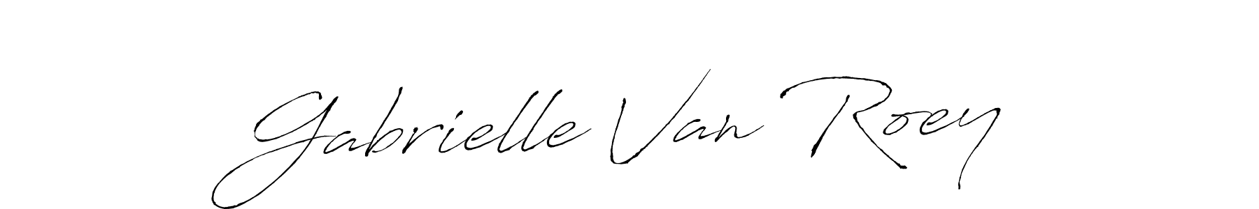 You should practise on your own different ways (Antro_Vectra) to write your name (Gabrielle Van Roey) in signature. don't let someone else do it for you. Gabrielle Van Roey signature style 6 images and pictures png