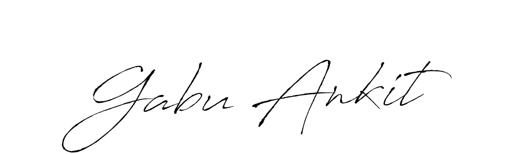This is the best signature style for the Gabu Ankit name. Also you like these signature font (Antro_Vectra). Mix name signature. Gabu Ankit signature style 6 images and pictures png