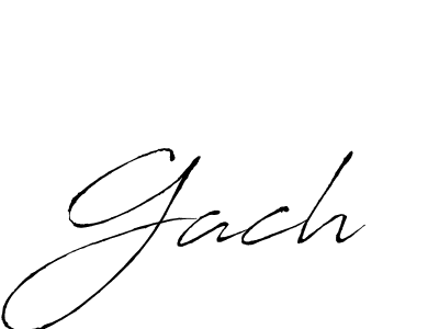 if you are searching for the best signature style for your name Gach. so please give up your signature search. here we have designed multiple signature styles  using Antro_Vectra. Gach signature style 6 images and pictures png