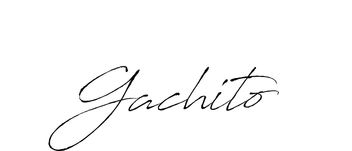 Antro_Vectra is a professional signature style that is perfect for those who want to add a touch of class to their signature. It is also a great choice for those who want to make their signature more unique. Get Gachito name to fancy signature for free. Gachito signature style 6 images and pictures png