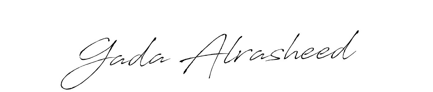 Use a signature maker to create a handwritten signature online. With this signature software, you can design (Antro_Vectra) your own signature for name Gada Alrasheed. Gada Alrasheed signature style 6 images and pictures png
