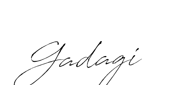 You should practise on your own different ways (Antro_Vectra) to write your name (Gadagi) in signature. don't let someone else do it for you. Gadagi signature style 6 images and pictures png