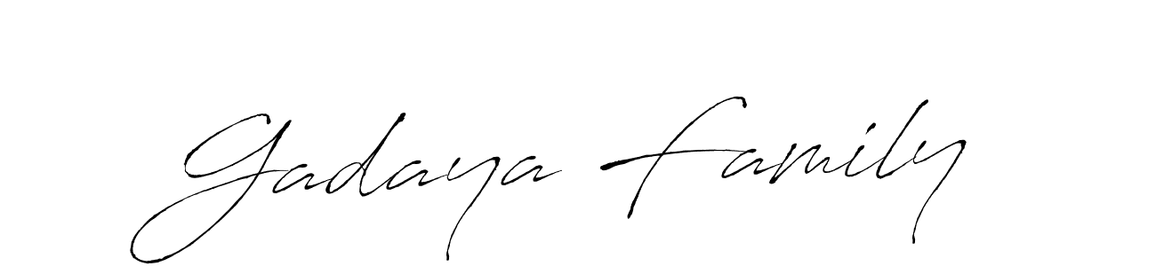 You should practise on your own different ways (Antro_Vectra) to write your name (Gadaya Family) in signature. don't let someone else do it for you. Gadaya Family signature style 6 images and pictures png