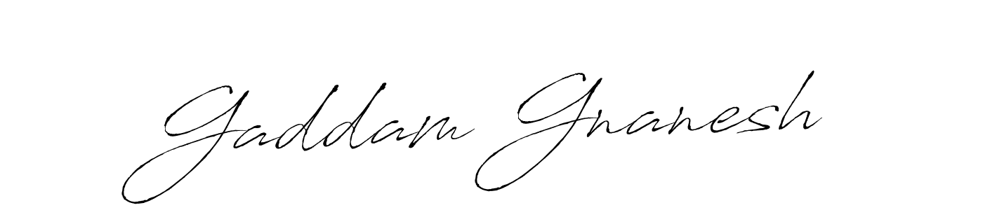 Make a beautiful signature design for name Gaddam Gnanesh. Use this online signature maker to create a handwritten signature for free. Gaddam Gnanesh signature style 6 images and pictures png