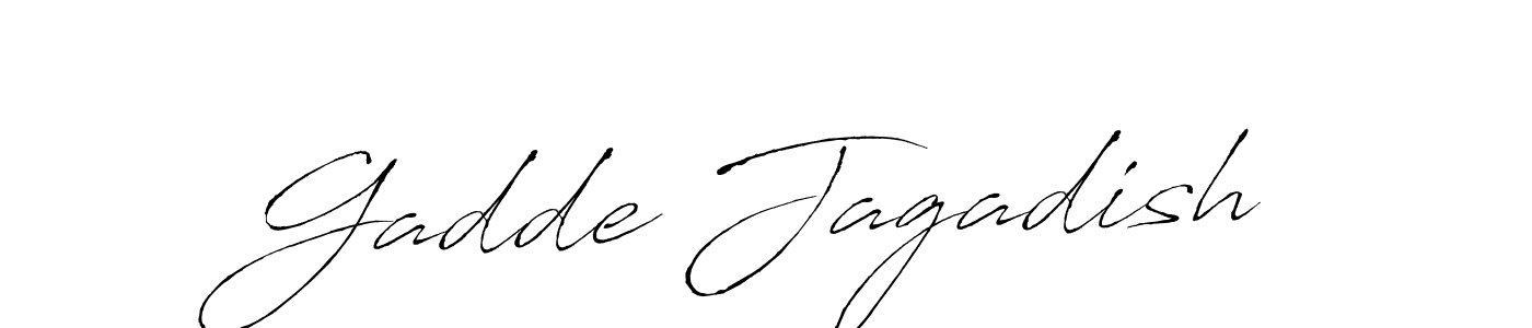 Use a signature maker to create a handwritten signature online. With this signature software, you can design (Antro_Vectra) your own signature for name Gadde Jagadish. Gadde Jagadish signature style 6 images and pictures png