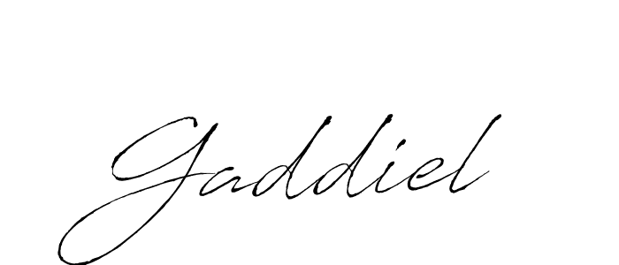 Also we have Gaddiel name is the best signature style. Create professional handwritten signature collection using Antro_Vectra autograph style. Gaddiel signature style 6 images and pictures png