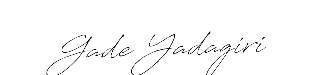 Similarly Antro_Vectra is the best handwritten signature design. Signature creator online .You can use it as an online autograph creator for name Gade Yadagiri. Gade Yadagiri signature style 6 images and pictures png