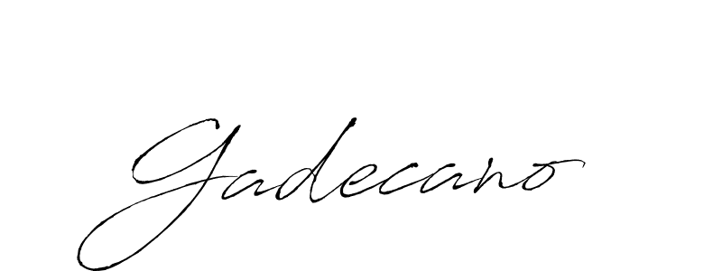 Also You can easily find your signature by using the search form. We will create Gadecano name handwritten signature images for you free of cost using Antro_Vectra sign style. Gadecano signature style 6 images and pictures png