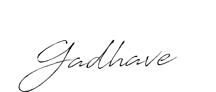 How to make Gadhave name signature. Use Antro_Vectra style for creating short signs online. This is the latest handwritten sign. Gadhave signature style 6 images and pictures png