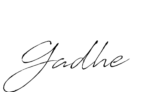The best way (Antro_Vectra) to make a short signature is to pick only two or three words in your name. The name Gadhe include a total of six letters. For converting this name. Gadhe signature style 6 images and pictures png