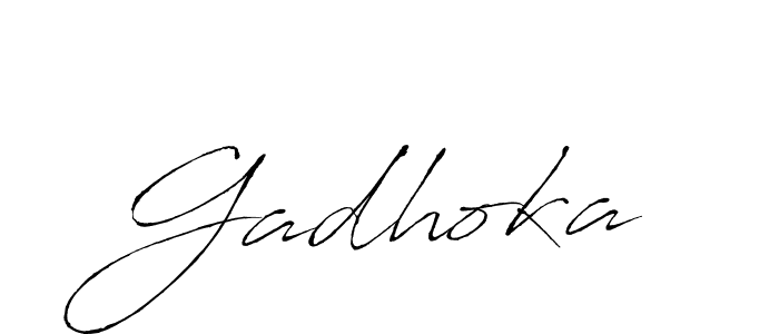 if you are searching for the best signature style for your name Gadhoka. so please give up your signature search. here we have designed multiple signature styles  using Antro_Vectra. Gadhoka signature style 6 images and pictures png