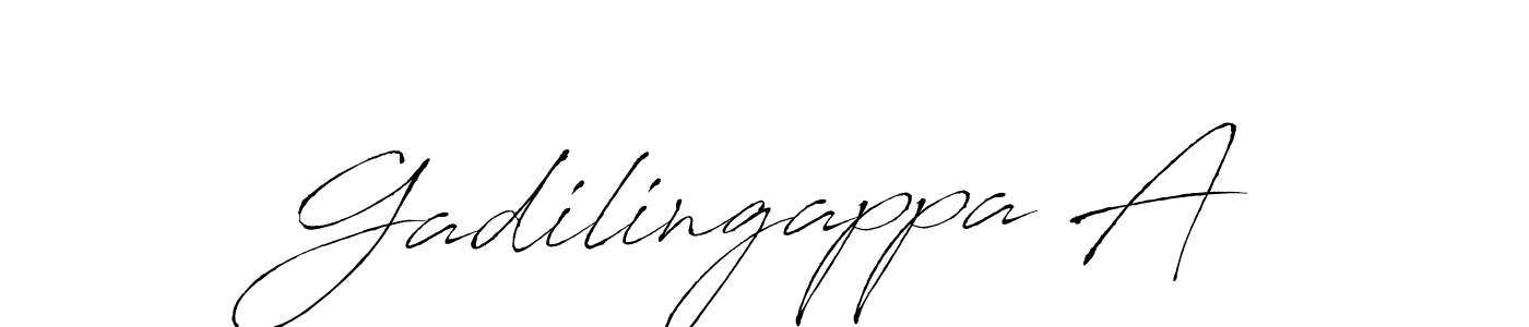 How to make Gadilingappa A signature? Antro_Vectra is a professional autograph style. Create handwritten signature for Gadilingappa A name. Gadilingappa A signature style 6 images and pictures png