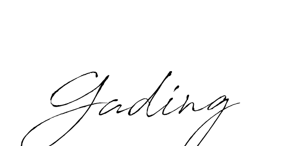 if you are searching for the best signature style for your name Gading. so please give up your signature search. here we have designed multiple signature styles  using Antro_Vectra. Gading signature style 6 images and pictures png