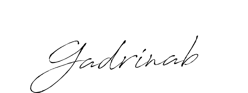 Create a beautiful signature design for name Gadrinab. With this signature (Antro_Vectra) fonts, you can make a handwritten signature for free. Gadrinab signature style 6 images and pictures png
