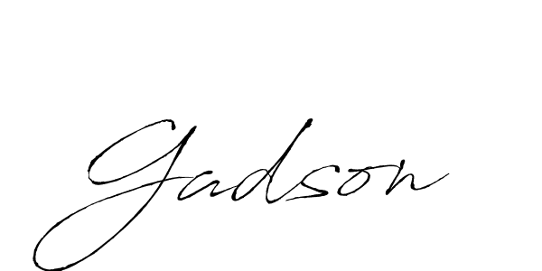 How to make Gadson signature? Antro_Vectra is a professional autograph style. Create handwritten signature for Gadson name. Gadson signature style 6 images and pictures png