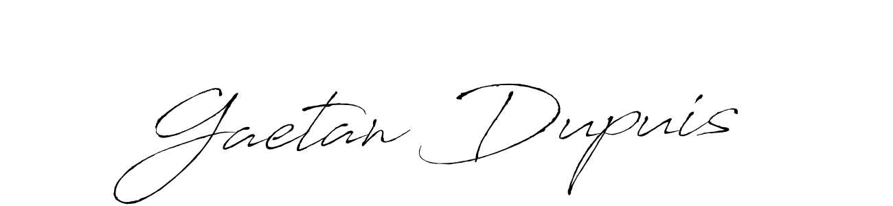 Create a beautiful signature design for name Gaetan Dupuis. With this signature (Antro_Vectra) fonts, you can make a handwritten signature for free. Gaetan Dupuis signature style 6 images and pictures png