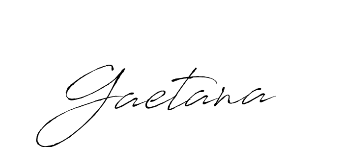 Design your own signature with our free online signature maker. With this signature software, you can create a handwritten (Antro_Vectra) signature for name Gaetana. Gaetana signature style 6 images and pictures png